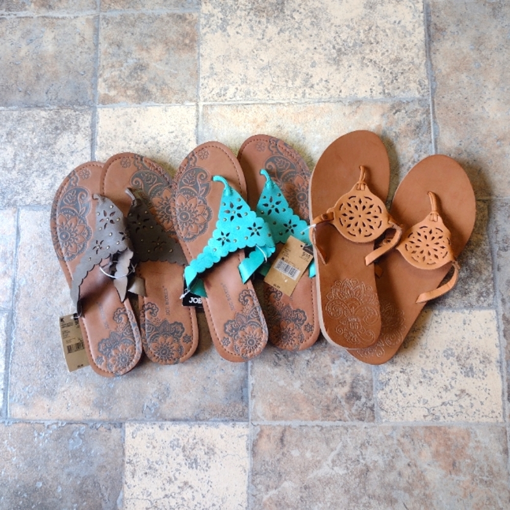 Boho sandal flip flops size 9/10 BNWT